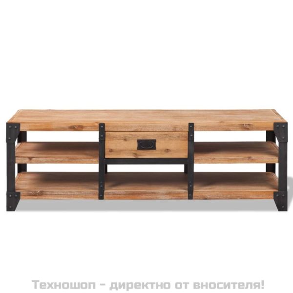 Комплект 3 бр мебели за дневна, акациев масив