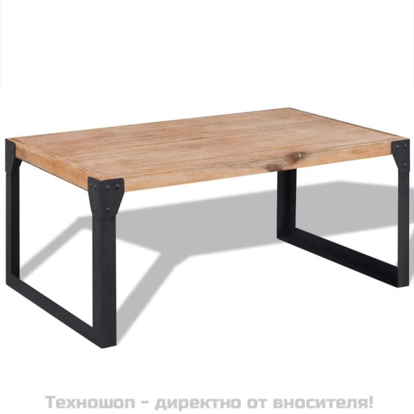 Комплект 3 бр мебели за дневна, акациев масив