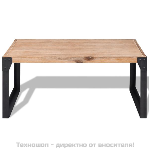 Комплект 3 бр мебели за дневна, акациев масив