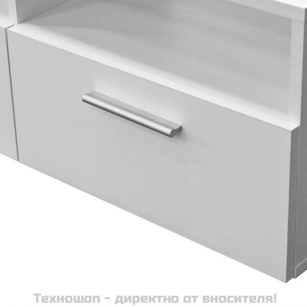 ТВ шкафове, 2 бр, инженерно дърво, 95x35x36 см, бели