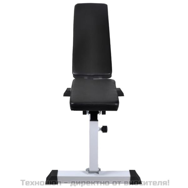 Комплект лежанка с щанга и дъмбели, 60,5 кг