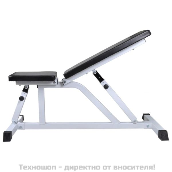 Комплект лежанка с щанга и дъмбели, 30,5 кг