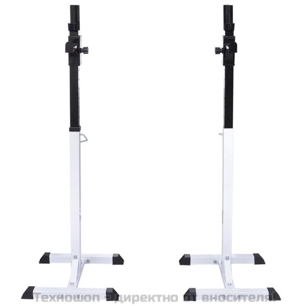 Стойка за клекове с щанга и дъмбели, 30,5 кг