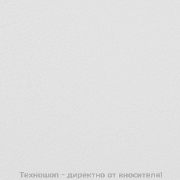 Трапезни столове, 6 бр, бели, изкуствена кожа