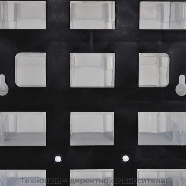 Шкаф за инструменти с 41 чекмеджета, 2 бр, пластмаса