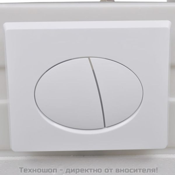 Окачена тоалетна чиния, със скрито казанче, керамична, черна