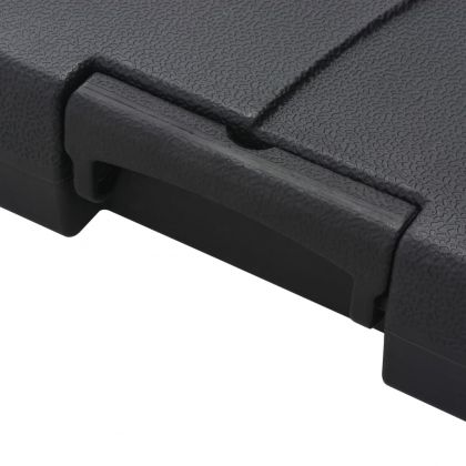 Алуминиев градински чадър, с преносима основа, таупе