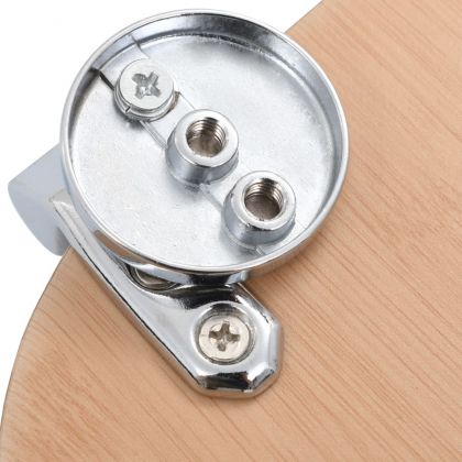 WC тоалетни седалки, 2 бр, с капаци, МДФ, дизайн бамбук