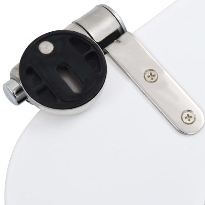 Тоалетни седалки с плавно затваряне, 2 бр, МДФ, дизайн камъни