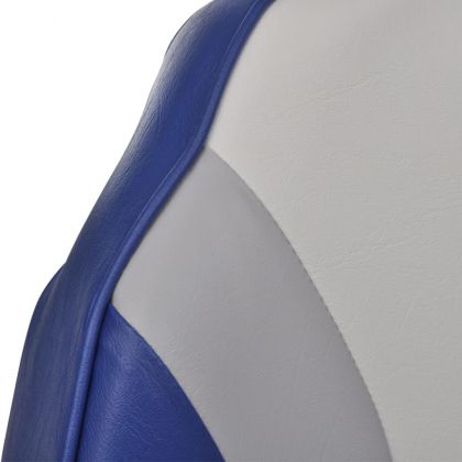 Сгъваеми столове за лодка, 2 бр, висока облегалка