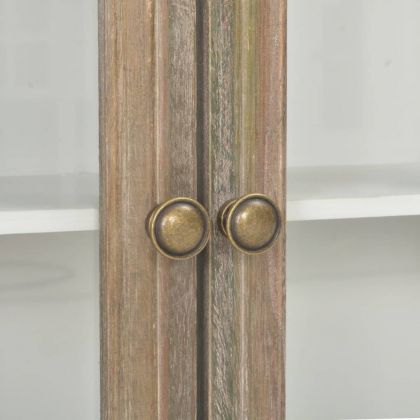 Стенен шкаф, бял, 49x22x59 см, инженерно дърво