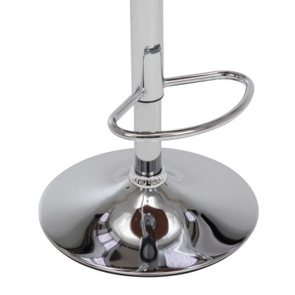 Бар табуретки, 2 бр, сиви, извито дърво и текстил