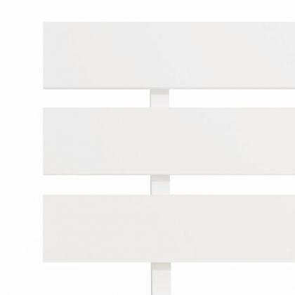 Рамка за легло, бяла, бор масив, 140х200 см