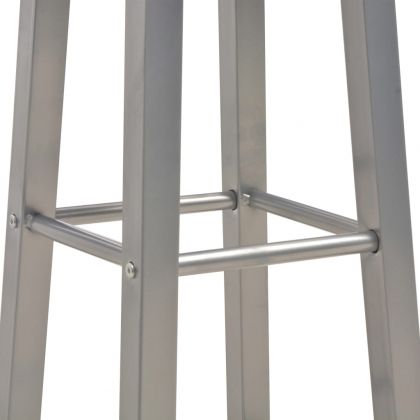 Бар табуретки, 2 бр, антрацит, МДФ