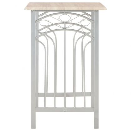 Бар комплект от 3 части, дърво и стомана