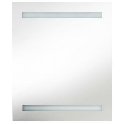 LED шкаф с огледало за баня, 50x13,5x60 см
