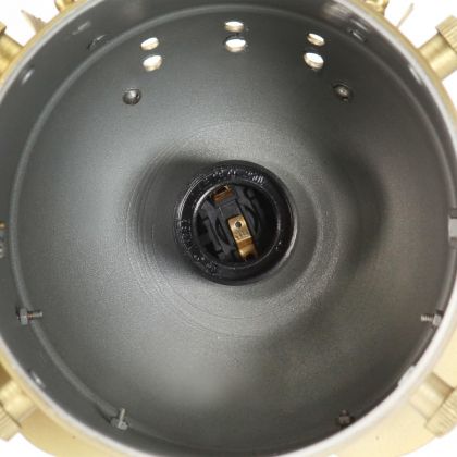 Подова лампа тринога, масивно мангово дърво, 97 см