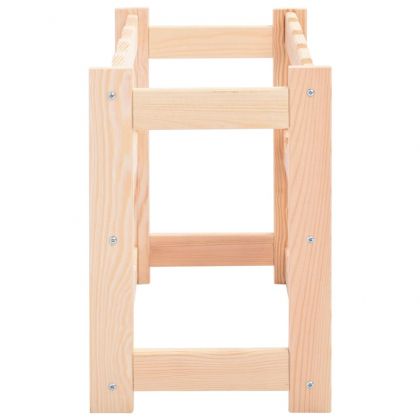 Стойка за вино за 12 бутилки, борова дървесина