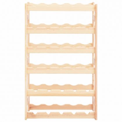 Стойка за вино за 30 бутилки, борова дървесина