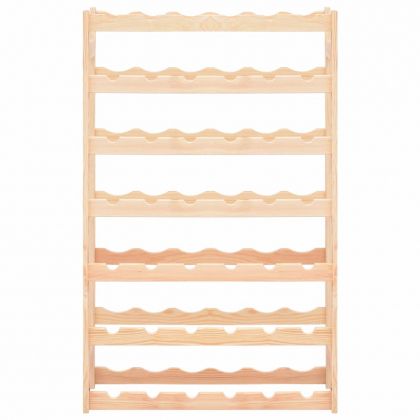 Стойка за вино за 42 бутилки, борова дървесина
