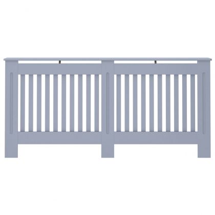 Параван за радиатор, антрацит, 172x19x81,5 см, МДФ