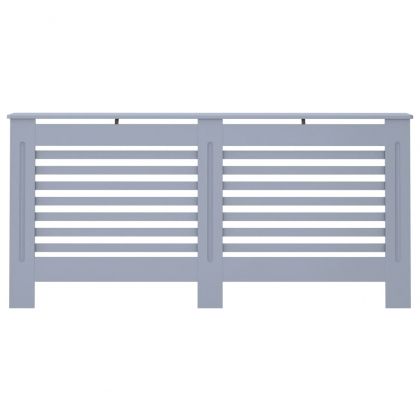 Параван за радиатор, антрацит, 172x19x81,5 см, МДФ