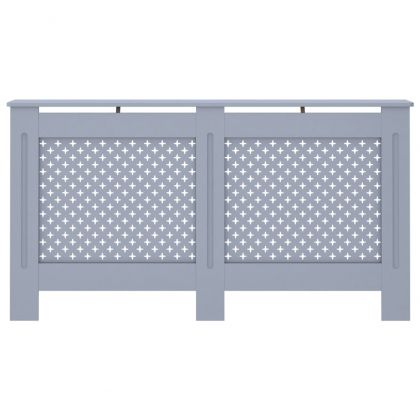 Параван за радиатор, антрацит, 152x19x81,5 см, МДФ