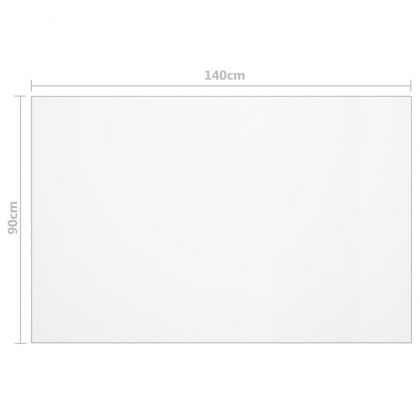 Протектор за маса, прозрачен, 140x90 см, 1,6 мм, PVC