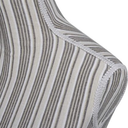 Дамски бюст манекен, лен, на ивици