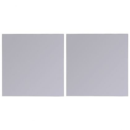 Огледални плочки без рамки, стъкло, 16 бр, 20,5 см