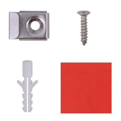 Огледални плочки без рамки, стъкло, 16 бр, 20,5 см