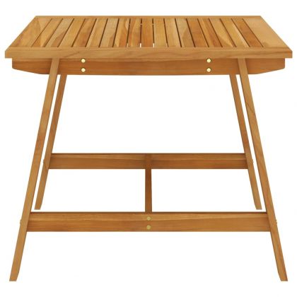 Градински трапезен комплект, 3 части, кафяв