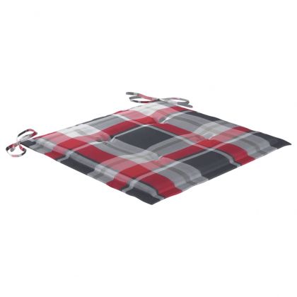 Градински столове 8 бр с възглавници тиково дърво масив