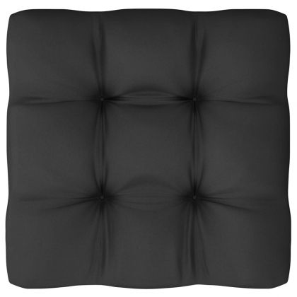 Градински табуретки с възглавници, 2 бр, бор масив