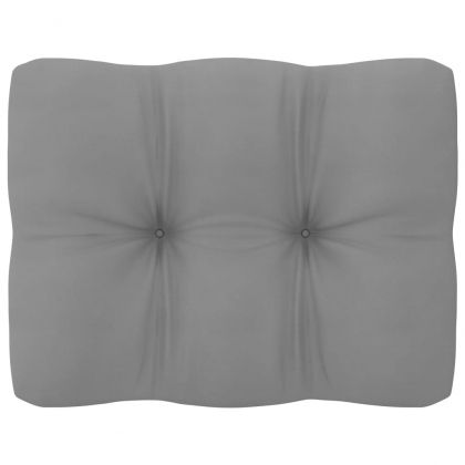 Градински лаундж комплект, 8 части, с възглавници, бор масив