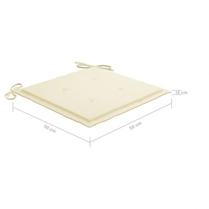 Градински столове с възглавници, 8 бр, акация масив, сиви