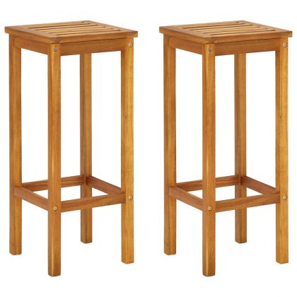 Балконски бар комплект, 3 части, акациево дърво масив