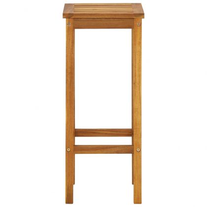 Балконски бар комплект, 3 части, акациево дърво масив