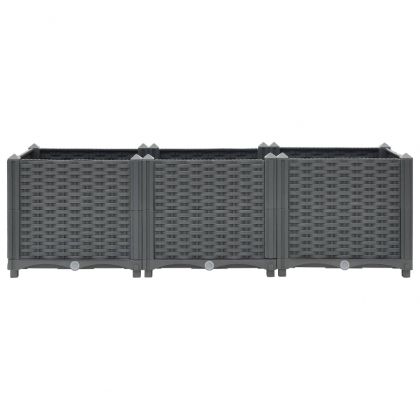 Повдигната леха, 120x40x38 см, полипропилен