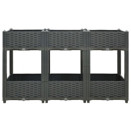 Повдигната леха, 120x40x71 см, полипропилен