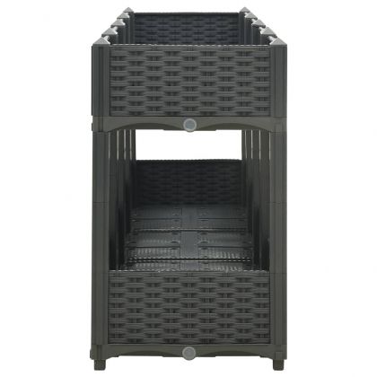 Повдигната леха, 160x40x71 см, полипропилен