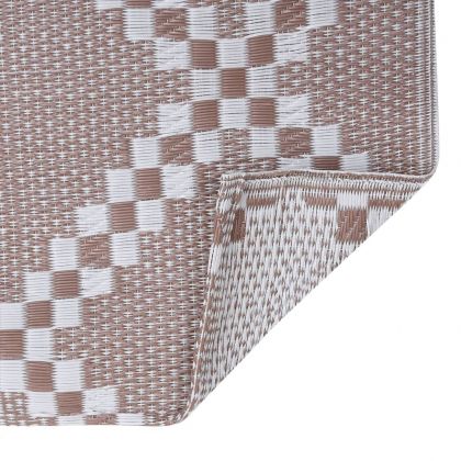 Килим за открито, ARAKIL кафяво, 160x230 см, PP