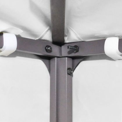 Двоен покрив за шатра, 310 г/м², 3x3 м, бял