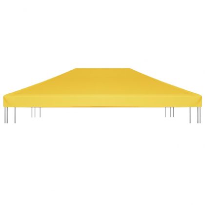 Покрив за шатра, 270 г/м², 4x3 м, жълт