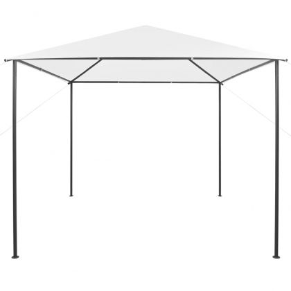 Беседка, 3x3x2,9 м, бяла, 180 г/м²