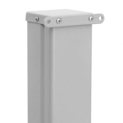 Прибираща се дворна странична тента, 600x160 см, кремава