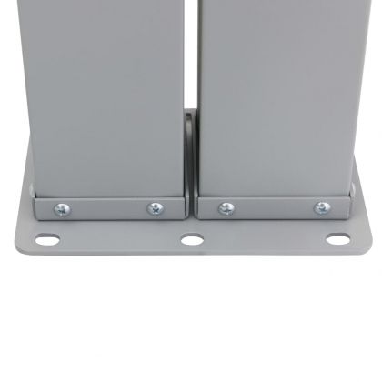 Прибираща се дворна странична тента, 170x1200 см, червена