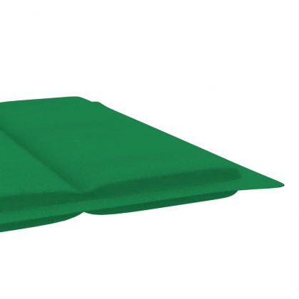 Шалте за шезлонг, зелено, 186x58x4 см, Оксфорд плат