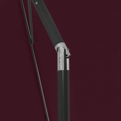 Плажен чадър, бордо червено, 180x120 см