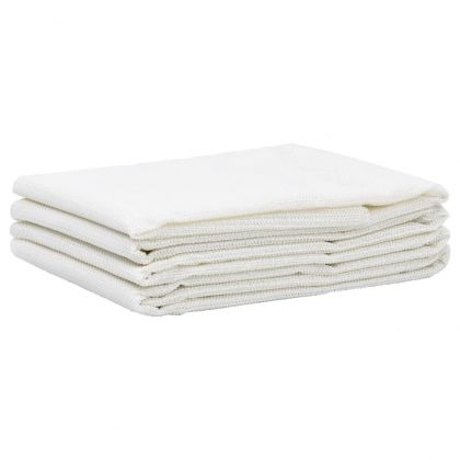 Килим за палатка, 100x500 см, бял